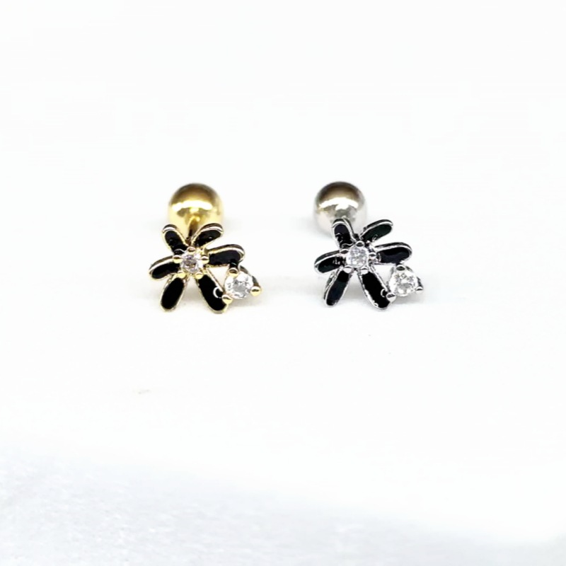 Labret piercing jewelry detail image