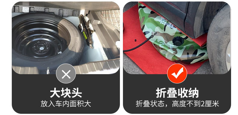 Customized inflatable 0kg top horizontal-type vehicle airbag for off-road vehicles, small cars, emergency rescue, portable 0kg top