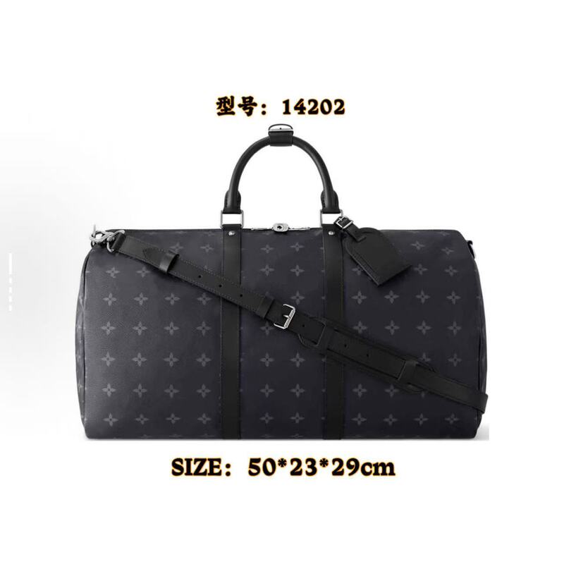New Keepall50 Large-Capacity Business Travel Bag Men's and Women's Handbag Shoulder Luggage Bag Duffel Bag Satchel New Keepall50 Large-Capacity Business Travel Bag Men's and Women's Handbag Shoulder Luggage Bag Duffel Bag Satchel