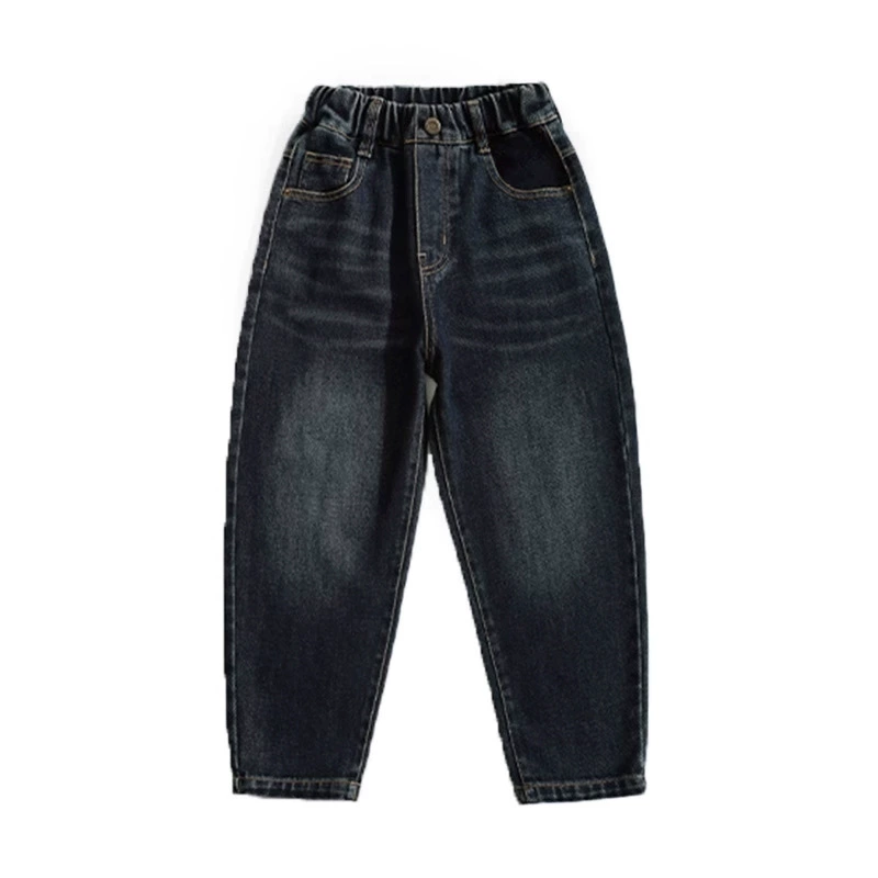 Jeans for boys, children's autumn trousers, for teenagers