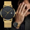 Calendar, waterproof quartz men's watch, mechanical sports mechanical watch, simple and elegant design