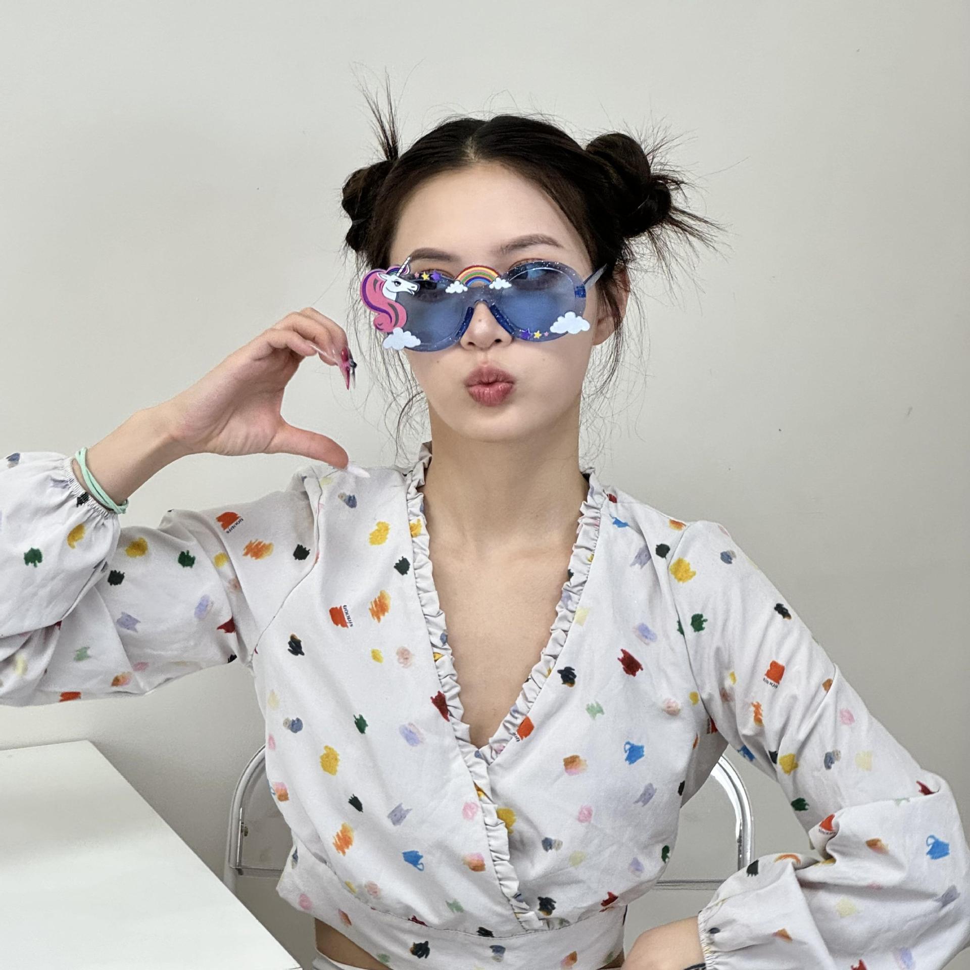 Gafas de Fiesta con Tema de Animales de Plástico ABS para Fiesta Temática y Bailes