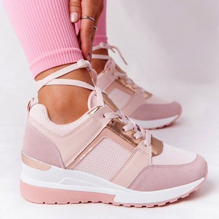 Foreign Trade Large Size Women's Shoes 2021 New Four-Season Sports Shoes Korean Style Trendyy Fashion Women's Shoes Factory Direct Sales