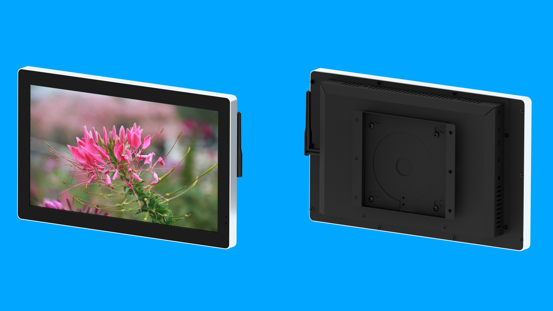 13.3寸19B款壁掛純平銀色效果圖