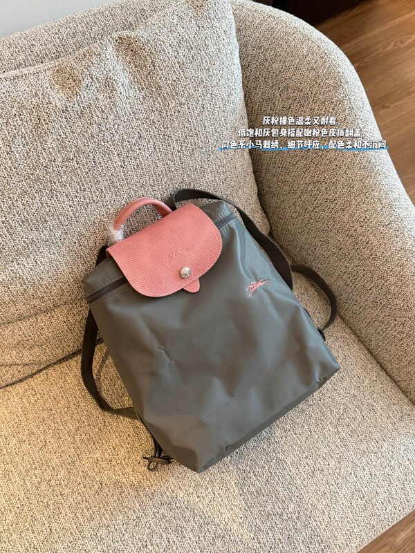 2026 New Korean Style Niche Design Women's Backpack, Simple and Versatile Commuting Backpack, Waterproof Nylon Cover-style Bookbag