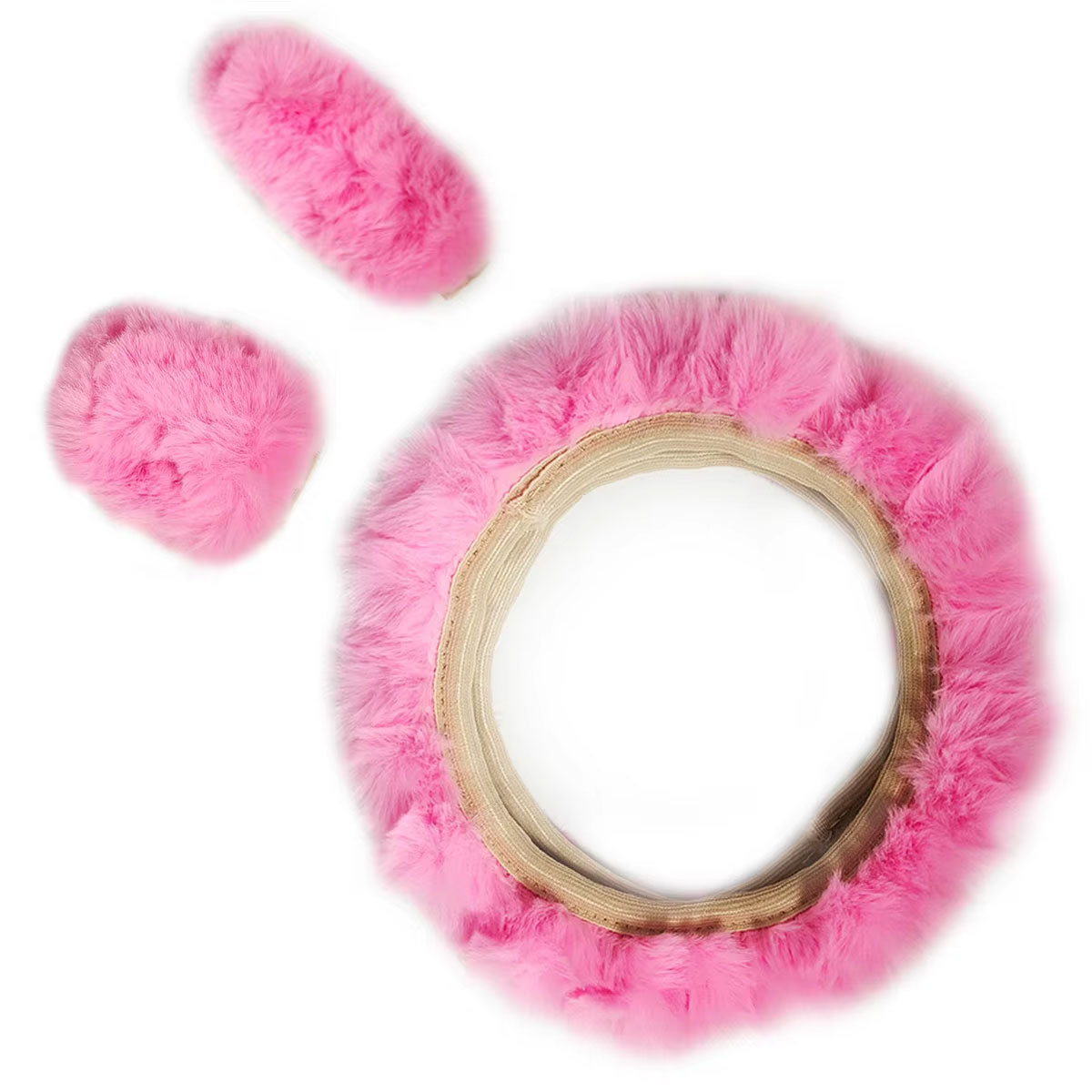 Cuatro temporadas de manejo de volante de automóvil general transfronterizo de manejo de automóvil de comercio electrónico al por mayor manejo de volante de peluche