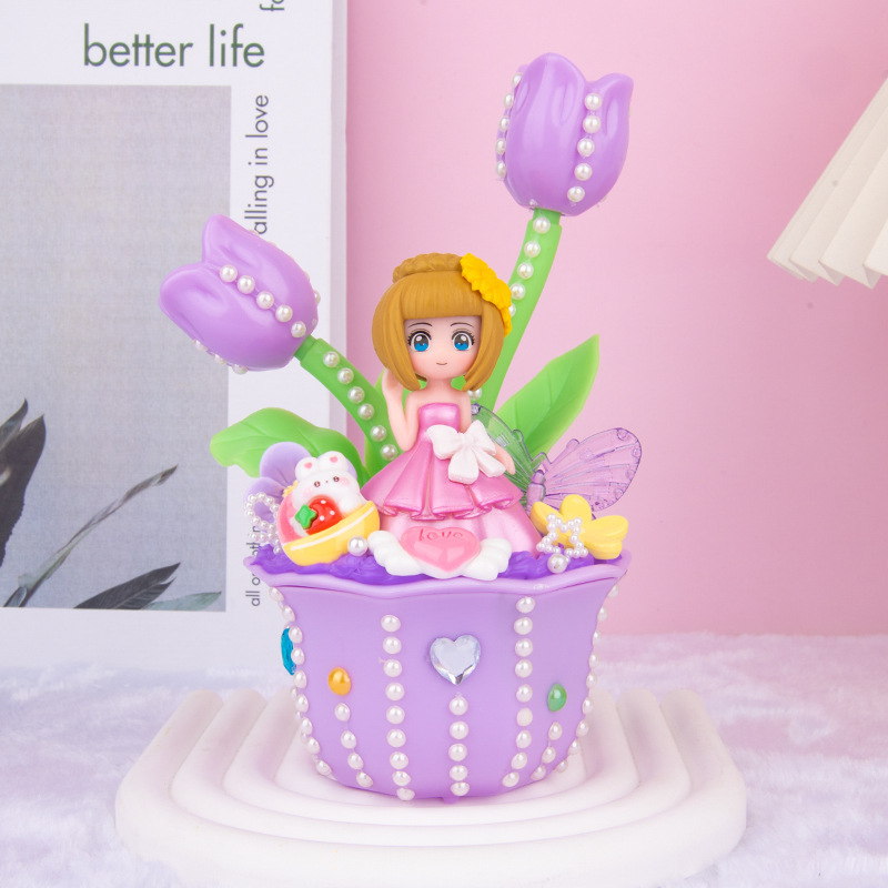 女の子 DIY 手作りクリーム接着剤材料パッケージギフトボックスセットクリエイティブ手作りショップ教育屋台おもちゃ卸売|undefined