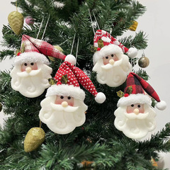 国境を越えたクリスマス装飾布芸ニット人形老人ストラップクリスマスツリー装飾ストラップシーン配置
