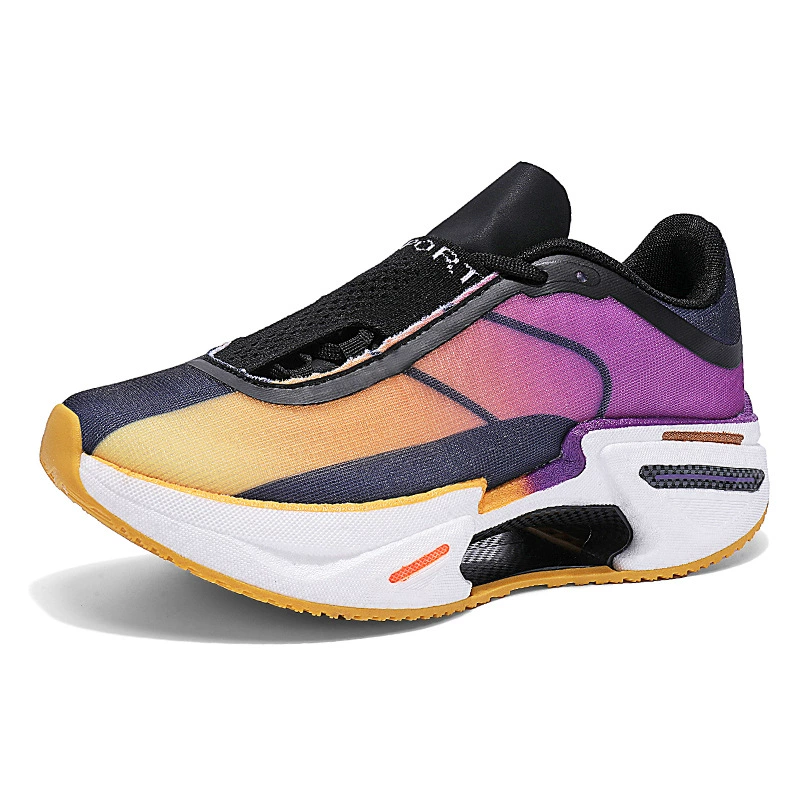 Ultra light shock-absorbing carbon plate for beloved, sports shoes for men and women for leisure, plus size