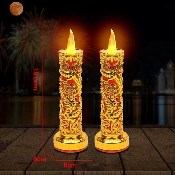 8806-Long candle gold attracts wealth