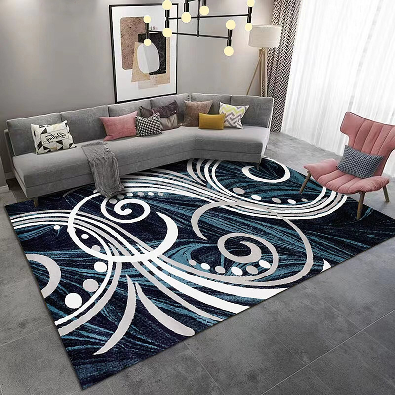 Comercio exterior transfronterizo en stock sala de estar alfombra de piso habitación llena de alfombra de área grande hogar mesa de café sofá Manta