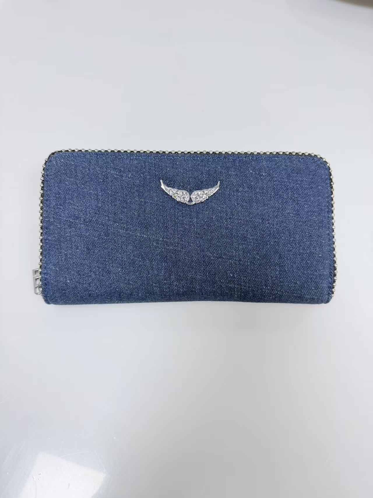 ZW Cartera Cartera de tarjetas de mano Europa y América simple Cartera de moda atmósfera nueva