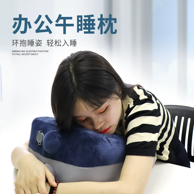 Надувная подушка для сна подушка склонная Подушка офисная подушка для обеденного перерыва складная подушка для сна подушка для обеденного перерыва в наличии оптом