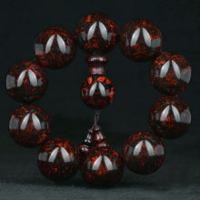 正宗正宗海南黄花梨手串爆满瘤疤鬼眼对眼老料真品佛珠