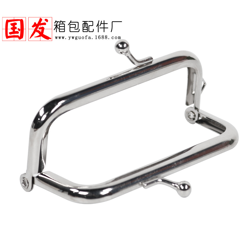 In stock: 8.5cm cuadrado Bu-坑 bisagra sin agujero sin agujero calidad barata piezas de cuero básicas accesorios de bolso