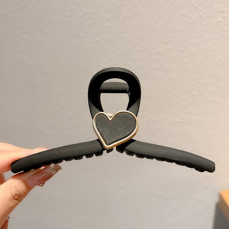 Clip de agarre, gran cantidad de cabello, horquilla esmerilada, horquilla simple, horquilla de tiburón, nuevo y exquisito tocado de alta gama, horquilla femenina