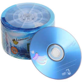 包邮dvd光盘dvd-r刻录光盘光碟dvd-r刻录盘香蕉空白光盘4.7G 50片