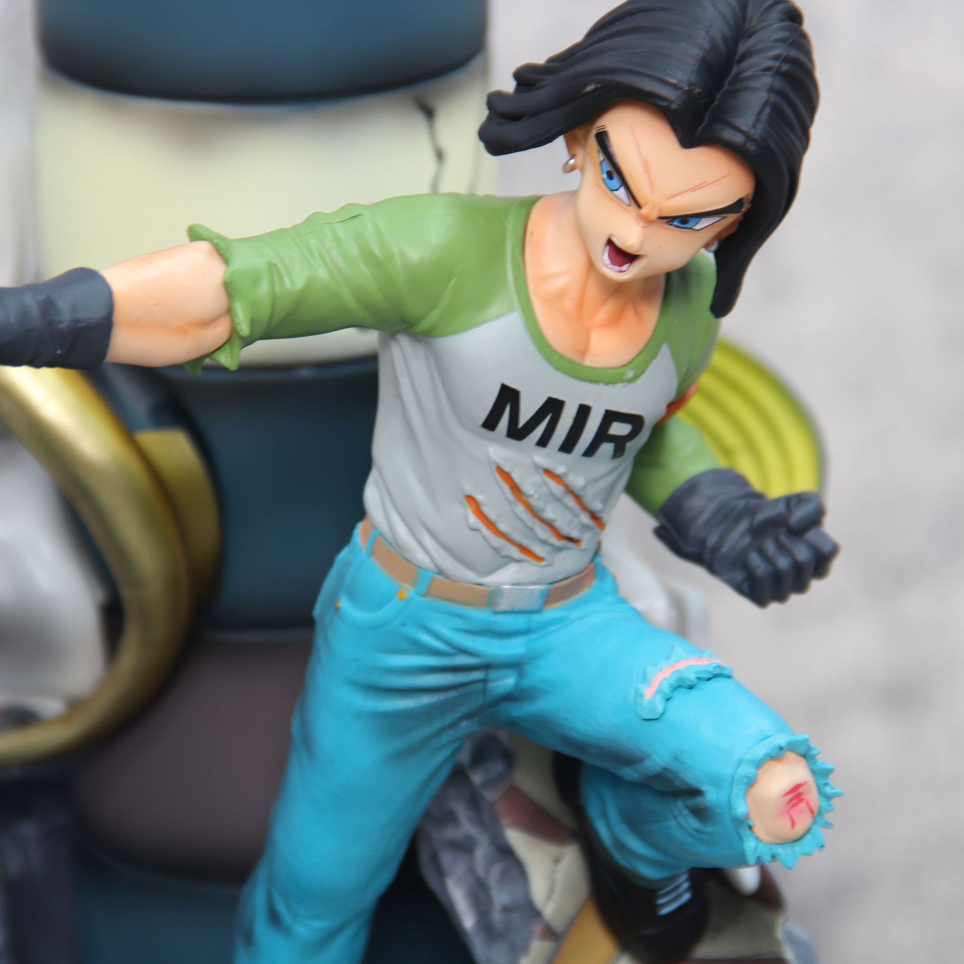 超大号手办七龙珠力量大会孙悟空贝吉塔弗利萨17号模型摆件