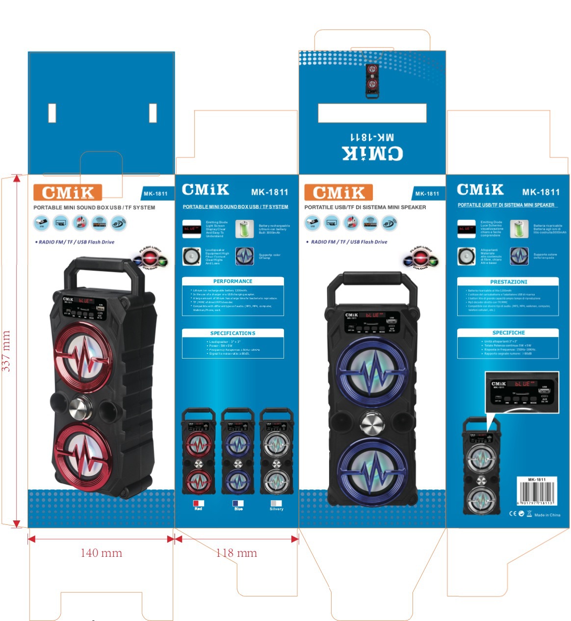 Factory wholesale wireless Bluetooth speakers, mini portable USB card holders, outdoor portable square dance audio equipment detail image 2