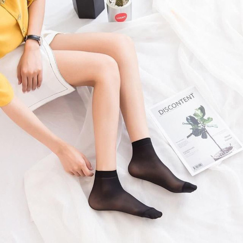 Women's cotton-soled short stockings spring and summer facial mask steel stockings wear-resistant sweat-absorbent non-slip invisible socks velvet socks wholesale