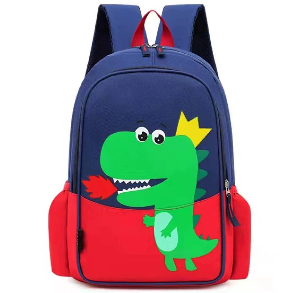 Al por mayor verano nuevo estilo coreano de nylon kindergarten schoolbag dibujos animados dinosaurio estudiante masculino una pieza