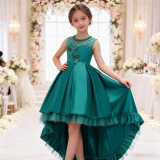 Наряд маленькой принцессы, кружевное свадебное платье, подходит для подростков, юбка-пачка