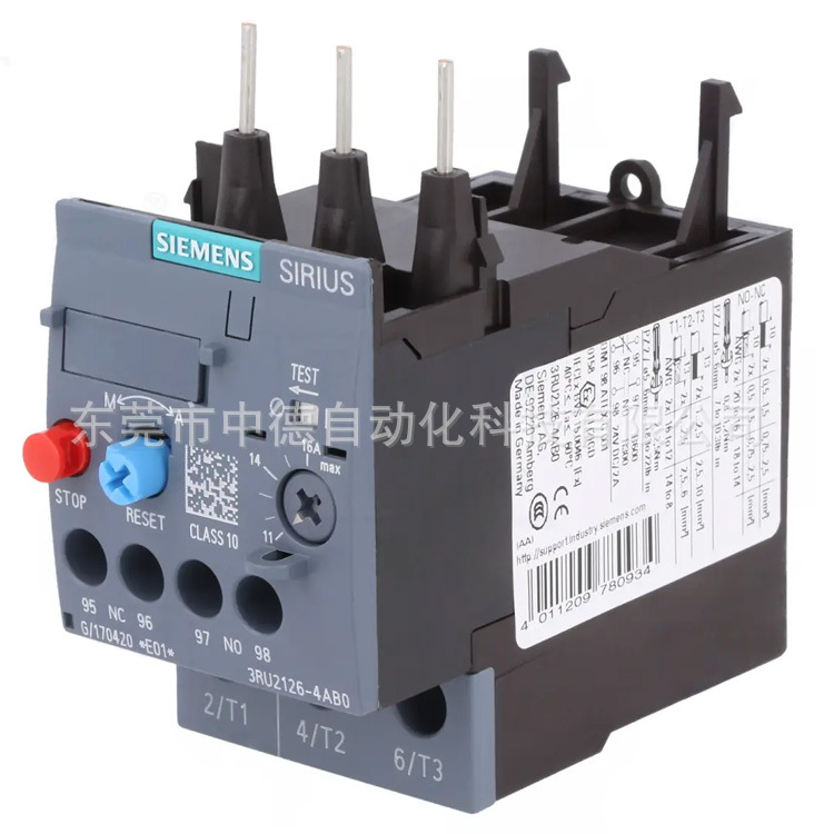 3RU2126-4AB0 4BB0 4CB0 4DB0 4EB0 4FB0 4NB0 4PB0西门子继电器
