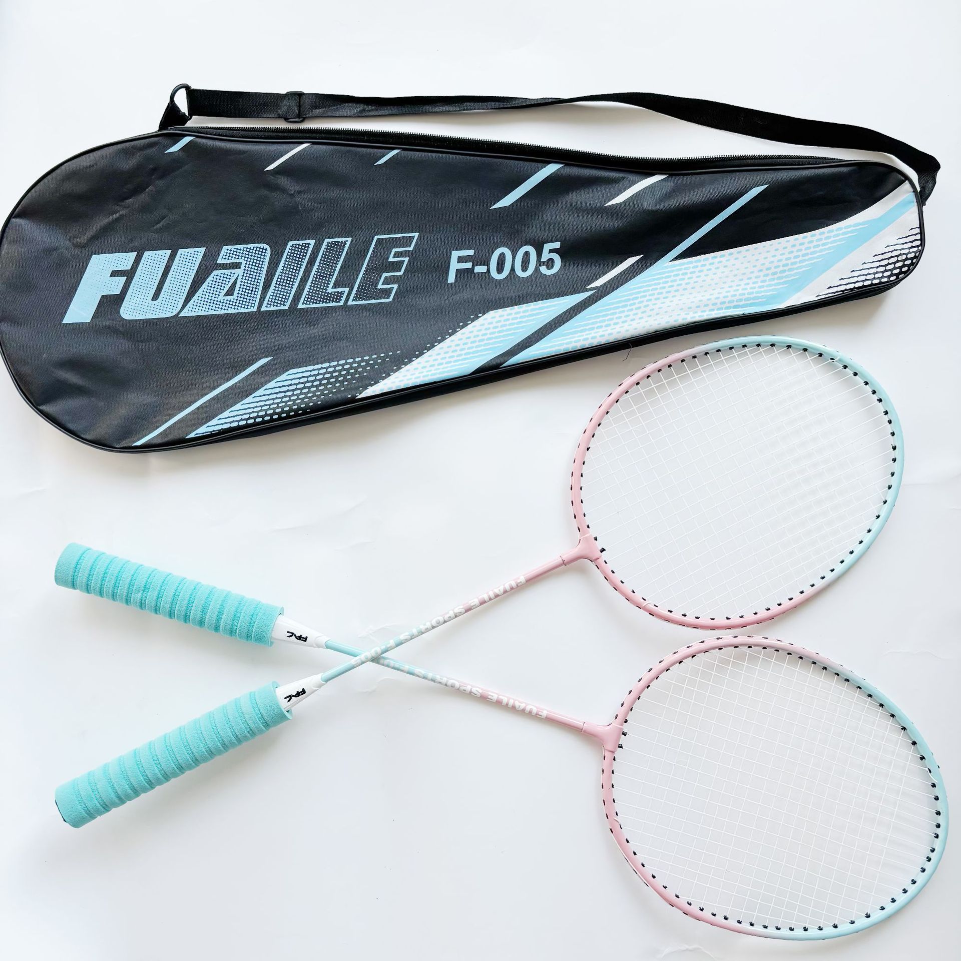 Raqueta de bádminton total para estudiantes, adulto integrado, aleación de hierro dividida, aleación de aluminio, fibra, pluma, raqueta de lana de doble raqueta