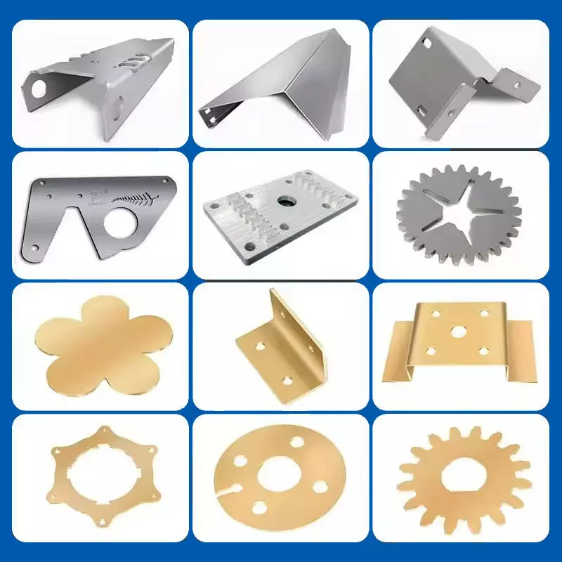 不锈钢激光切割加工304不锈钢折弯焊接打孔镀锌板材切割加工件