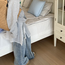 蕾丝半身裙韩国ins蕾丝叠穿纱裙小众绑带设计辣妹搭配围裙屁帘