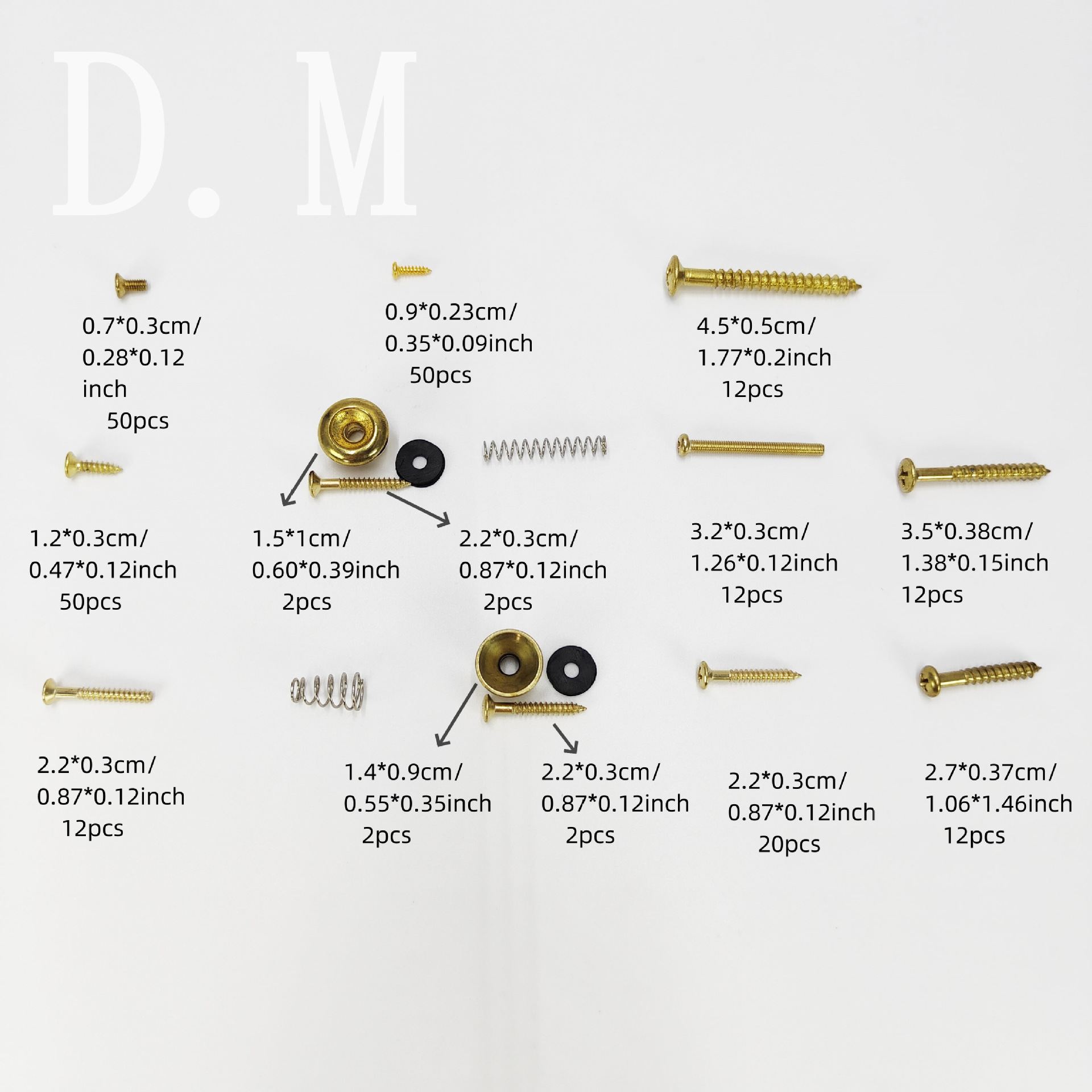 Accesorios para instrumentos musicales fabricante tornillos Juego de 9 piezas en caja accesorios para guitarra tornillo Correa hebilla traje negro plata oro