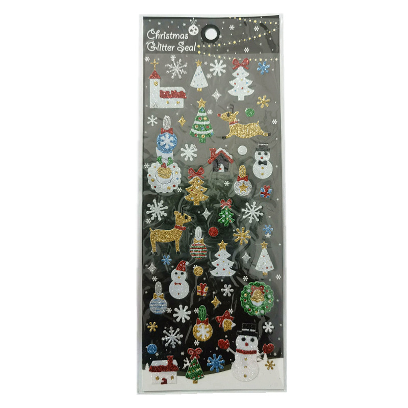 Calcomanías Navideñas Infantiles Autoadhesivo para Navidad y Decoración de Agenda
