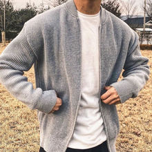 秋冬韓國2022新款男士英倫針織毛衣夾克外套休閑簡約設計潮流開衫