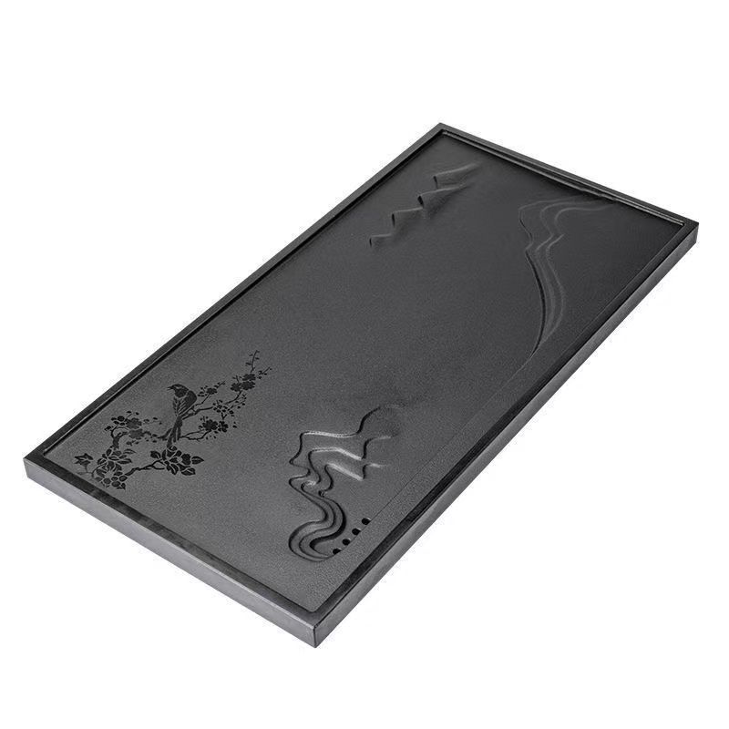 Nuevo tipo de mesa de té sintética de piedra de oro integral imitación de piedra doméstica oficina moderna simple drenaje directo