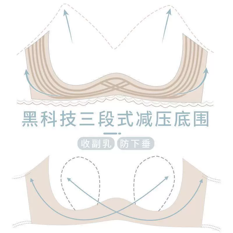 Ultra thin sexy underwear, wireless bra