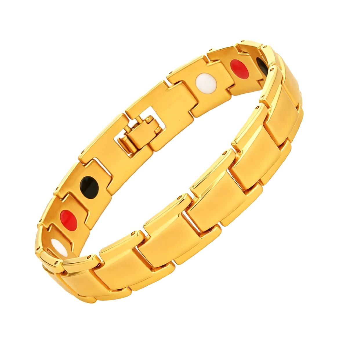 YUNJIN Amazon transfronteriza explosión pulsera imán desmontable Europa y América pulsera de aleación de pareja de hombres al por mayor