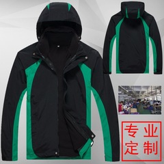 冬の新型携帯電話作業服の2つのセットは、ロックウールの内胆広告の突撃服の印字を取り外します