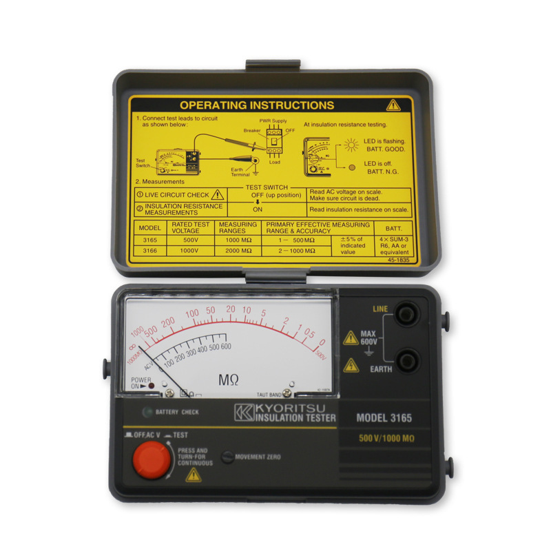 日本共立/克列茨（KYORITSU）MODEL3165绝缘电阻仪 500V