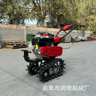 微型手扶微耕机小型家用 履带式  轻便灵活 操作简单  效率高