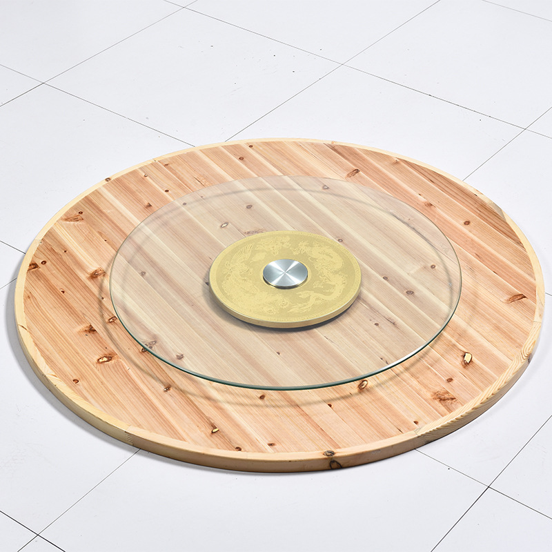 1.2 m 전나무 데스크탑 + 0.8 m 턴테이블