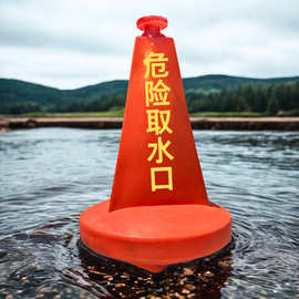 君益浮标厂家 塑料浮标制造商 小型三角锥带灯浮标图片 700*1100