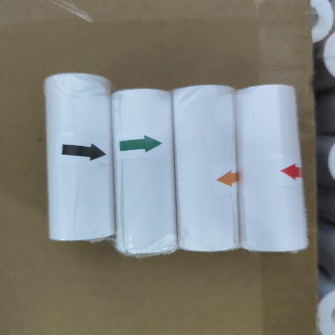 La máquina de etiquetas de la mini impresora de preguntas incorrectas del fabricante de origen se adapta al papel fotográfico de dos colores degradado láser holográfico