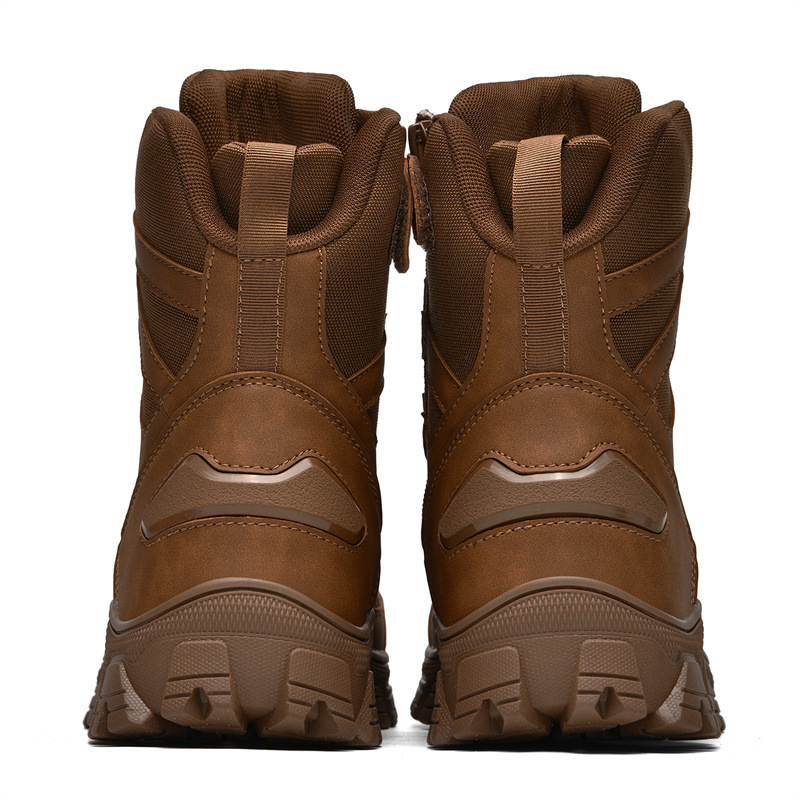Botas de viaje a través de la frontera Aliexpress Amazon botas militares de alta altura, botas de senderismo antideslizantes, zapatos de montaña image 6