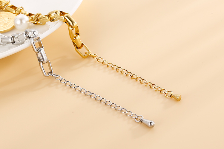 20g Weight PVD Coated Gold Plating Process 18K Gold Plated Plating Material 304 Stainless Steel Pendant Material No Inlaid Inlay Material Bracelets Classification 304 Stainless Steel Chain Material Anniversary, Business, Travel Occasion 304 Stainless Steel Material Heart Pattern Women'S Gender Fashion Style Waterproof Non Tarnish Craft Gold, Silver Color PVD Coated 18K Gold Plated Heart Titanium Steel Fashion Waterproof Non Tarnish Bracelets 9