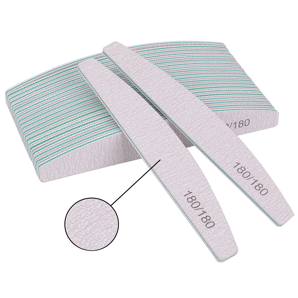 Factory Direct Supply Polishing Repair Manicure Implement Nail Polish Sand Bar Half Horse Polish Bar Polishing Gray Sand Bar Nail File