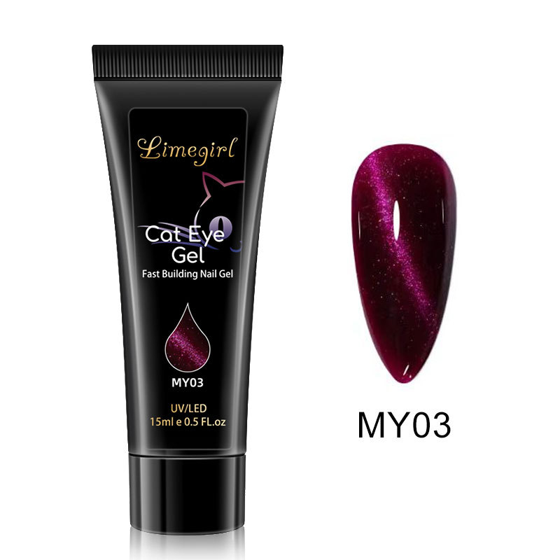 12 colores pegamento de extensión de brillo de uñas pegamento de extensión de lentejuelas de uñas pegamento de extensión rápida indolora Glitter pegamento de extensión de cristal