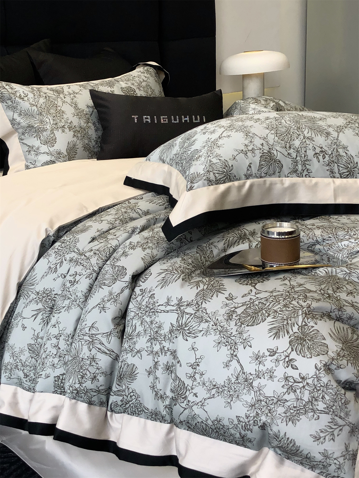 Completo letto matrimoniale vintage stile francese in cotone_voghion.com