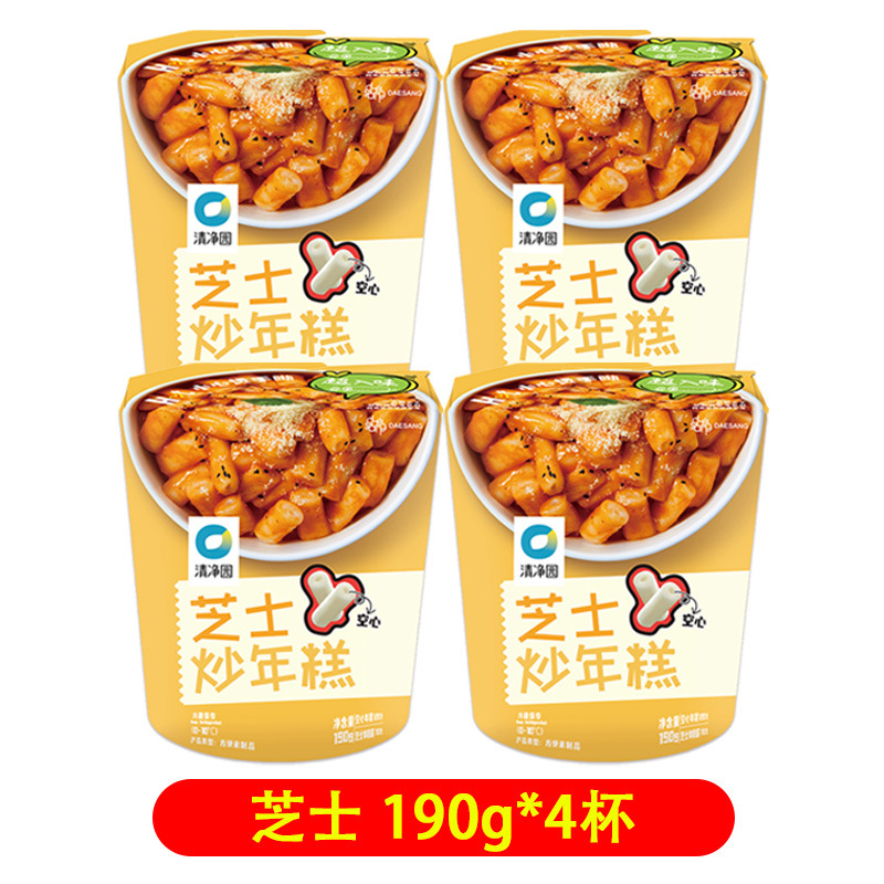 【4컵】치즈떡볶이 190g*4컵