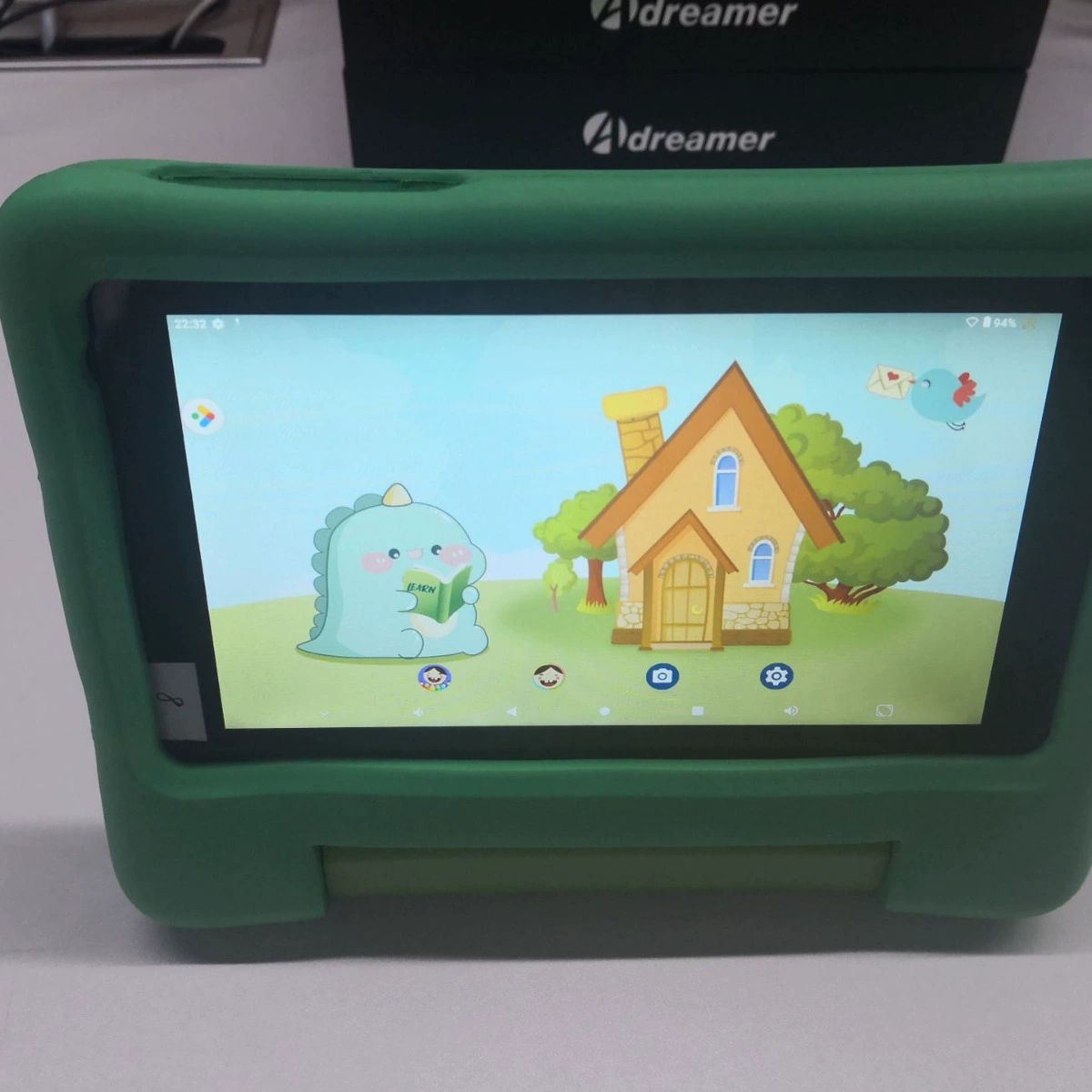 Teaching tablet laptop, safe handheld early education machine, smart learning machine, 7inch, fall protection