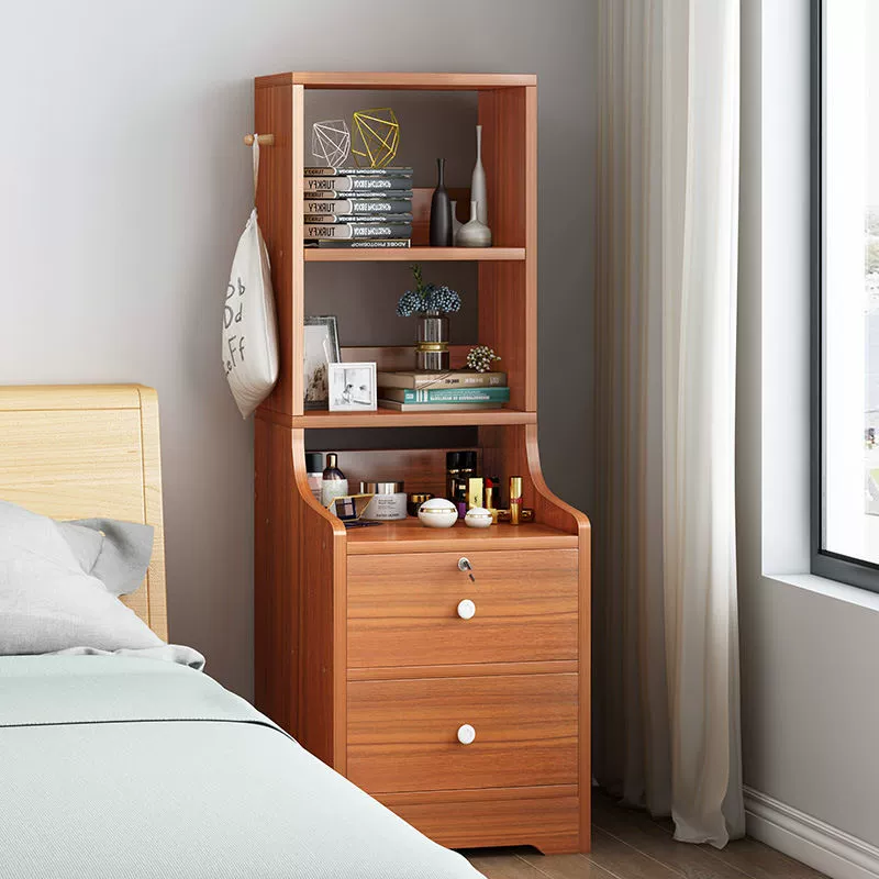 Маленький шкаф для спальни прикроватный столик стеллаж для хранения книжная полка простой современный прикроватный шкафчик креативное многофункциональное хранилище